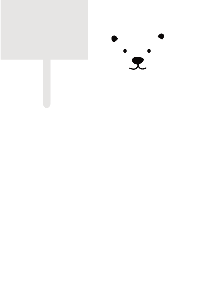 白クマのイラスト