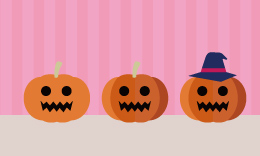 ハロウィンのかぼちゃ　イラスト 4