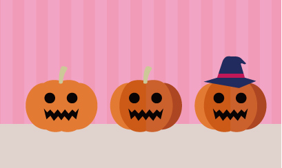 ハロウィンのかぼちゃ　イラスト 4